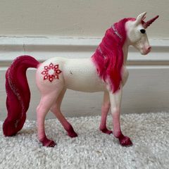 Schleich Bayala Mandala Unicorn Mare 70717 Pink approx. 11 cm. Used Please see photos