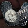 925 Sterling Silver Italian Clown Playing Violin Statue Image 7