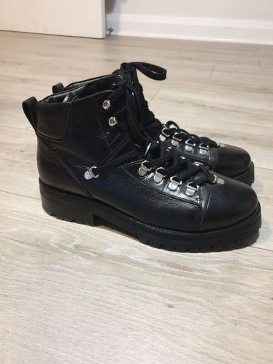 Allsaints Leather Ankle Boots Size Uk 6 ( Eu 39)