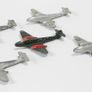 Set of Dinky die-cast 732 Meteor planes Image 9