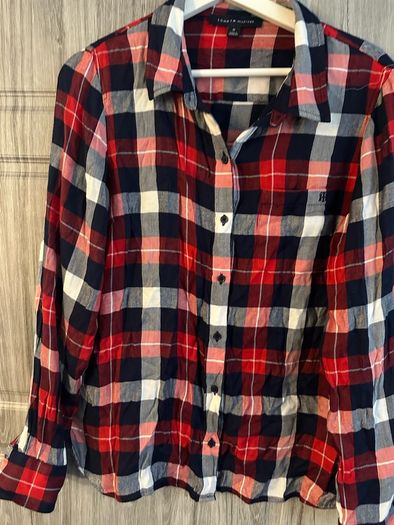 Tommy Hilfiger Plaid Shirt - Ladies Medium