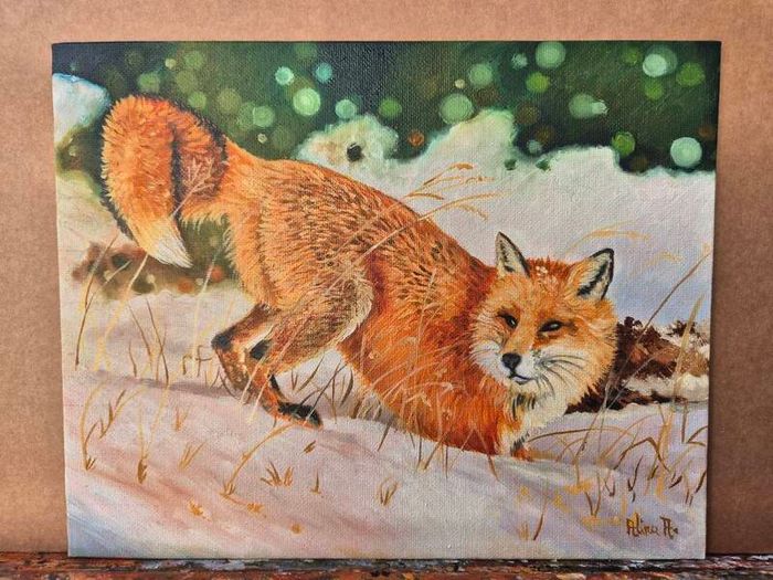 The mouse that got away | oil on canvas panel