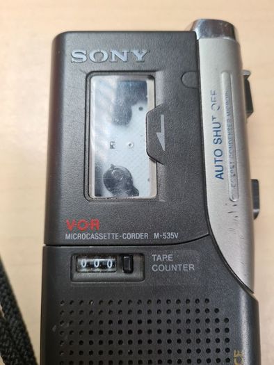 Sony M-535v Microcassette Recorder Dictaphone Not Working For Parts Repair