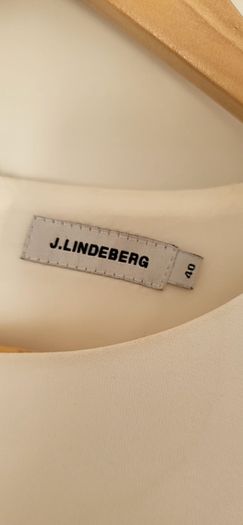 J. LINDEBERG ivory long sleeve dress Sz 40 ( Fit 10 UK) - Rrp 130 (New)