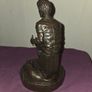 Cold Cast Bronze Irish Bodhran Player Statue Image 4