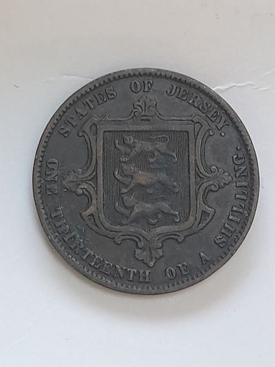 1866 jersey penny rare coin