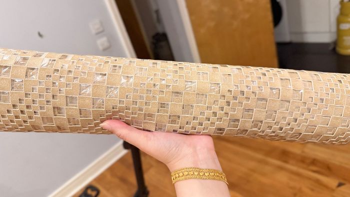 Embossed table runner