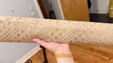Embossed table runner
