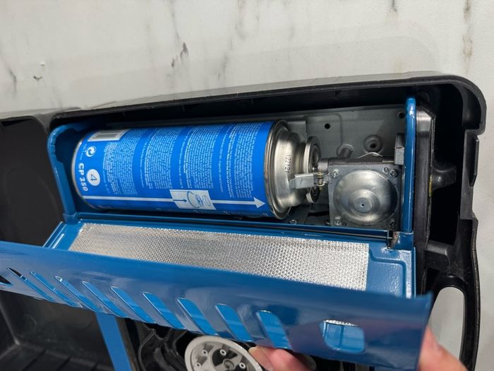 Single-burner camping gas stove