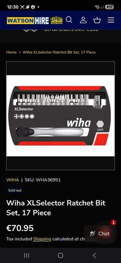 Wiha Ratchet Set