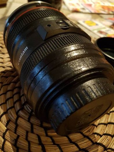Camera lens mug