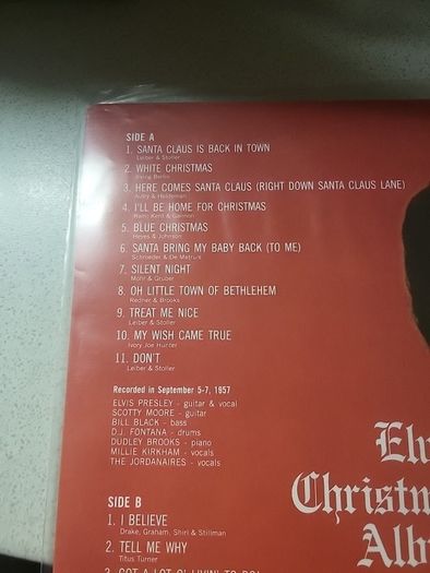 Elvis christmas album vinyl picture disc