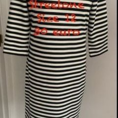 dress bnwt Nautica stripe dress Streetone size 12