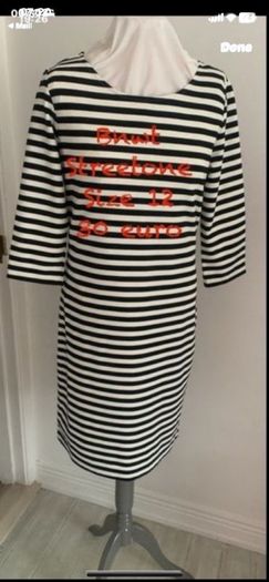 dress bnwt Nautica stripe dress Streetone size 12
