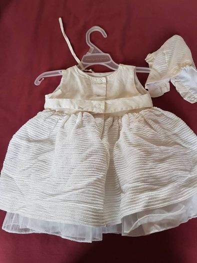 Christening dress and bonnet