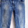 Girls F&F Blue Skinny Jeans Age 12-13 (158cm) Stud Detail Stretch Denim Image 5