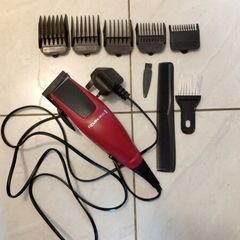 Remmington Hair Trimmer Razor Shaver Set - MINT - Electrical 5 clips (grades 1 - 5) + cleaning brushes