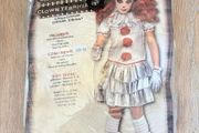 Girls Clown halloween costume