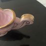 Large Sadler art Deco style  "Majestic" Pink Lustre Ware Gondola Mantle Vase Image 7