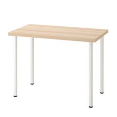 IKEA Desk Linnmon Vanity White Stained Oak Effect for Alex Drawers