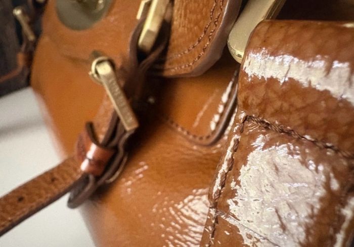 Mulberry Alexa satchel, vintage glazed tan leather