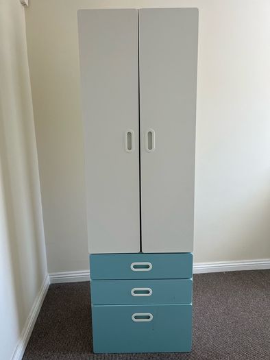 Kids Wardrobe With Drawers