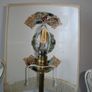 CRE Irish Porcelain Hand Made Viking Ship Table Lamp in Galway Image 3