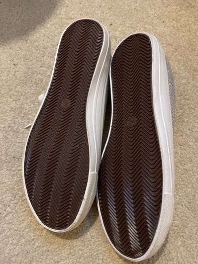Silver sneakers size 38/5 - new