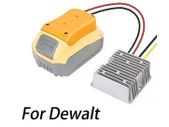 Step Down DC Voltage Converter For DeWalt 18V to 12V Battery Dock Power 180W Inverter, DIY Adapter Buck Regulator