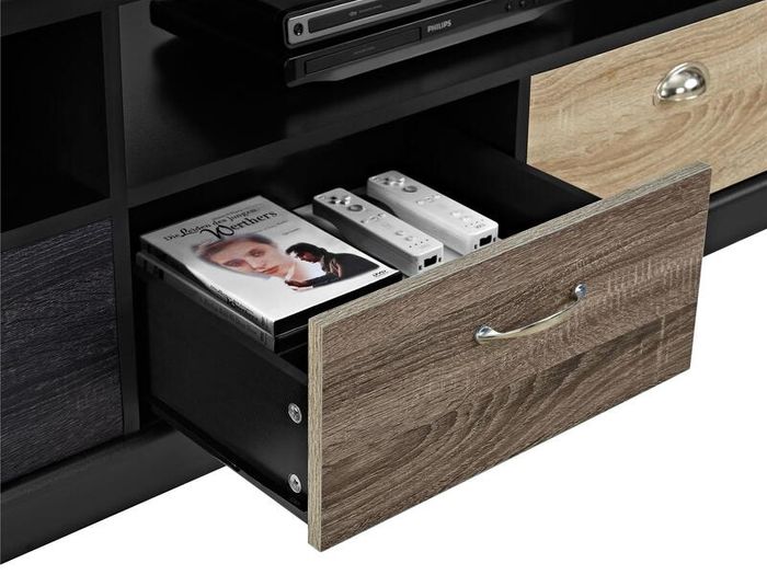 Mercer Tv Console Multicolour Drawers 65" Black - 1773196pcomuk