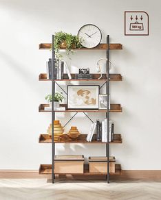 New Spacious 5 Tier Bookcase Storage - FREE P&P