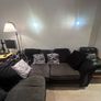 Large Grey L-Shaped Corner Sofa. Separates for Transport Image 3