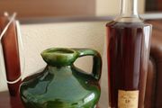 Stunning Green Govancroft Whisky Flagon