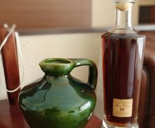Stunning Green Govancroft Whisky Flagon