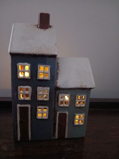 Ceramic house ornament