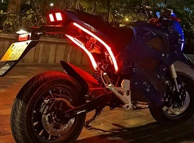 2pcs Motorcycles LED Strip 45cm23.62-Inch Two-Color