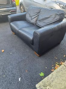 2 seater leather sofa