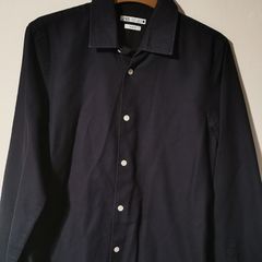 Zara Navy slim shirt