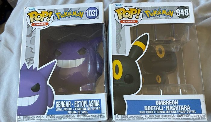 Pokemon Funko Pops Gengar & Umbreon