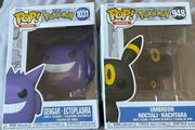 Pokemon Funko Pops Gengar &amp; Umbreon