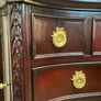 Elegant Chippendale Revival Mahogany Sideboard Image 7