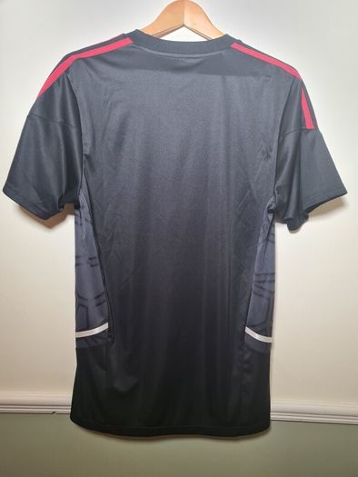 Mens Adidas Manchester United Football Shirt Training Jersey Black 2022-2023 Size Large