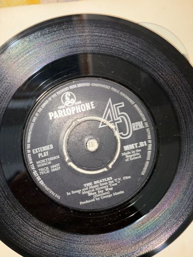 The Beatles vinyl Single EPs Irish pressing