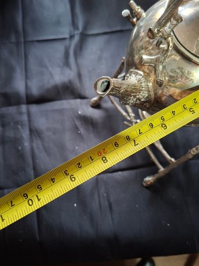 Antique Victorian Silver Spirit Kettle and Stand Hallmark in Photos