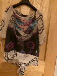 Miss selfridge chiffon top