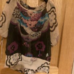 Miss selfridge chiffon top