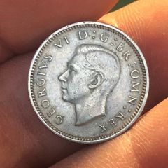 1951 Sixpence George VI