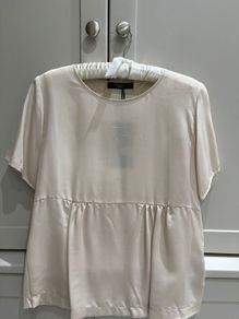 Luxury brand Maxmara weekend  Maxmara silk top in a pale beige/taupe brand new