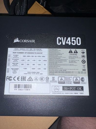 Corsair 450W PSU