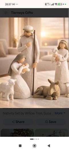 Willow Tree ( Susan Lordi) Nativity pieces.